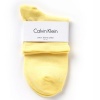 Calvin Klein Women's Micro Stripe Anklet Socks, Sunlight, Medium