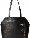 Kenneth Cole Reaction Stack Exchange Shopper - Studded K00482 Travel Tote,Black,One Size