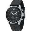 Emporio Armani Watch, Men's Chronograph Black Rubber Strap AR0527