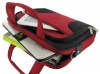 rooCASE Netbook / iPad Carrying Bag for Samsung NB30-JP02 10.1-Inch Netbook Texturized Matte Black - Deluxe Series Red / Black