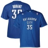 NBA adidas Oklahoma City Thunder Royal Blue #35 Kevin Durant Player T-shirt