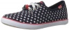 Keds Champion K Sneaker (Toddler/Little Kid/Big Kid),Navy/Glitter Dot,11 M US Little Kid