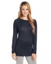 Calvin Klein Womens Layering Tees Long Sleeve, Speakeasy, Small