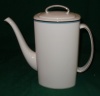 Lenox Kate Spade Coffee Pot Server Library Lane Aqua