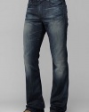 7 For All Mankind Men's Brett Slim Bootcut Jean in Cedar Street