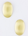 TRENDY FASHION METAL OVAL EARRINGS BY FASHION DESTINATION | (Gold)