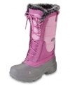 The North Face Shellista Lace-Up Insulated Boot (Toddler/Little Kid/Big Kid),Begonia Pink/Q-Silver Grey,3 M US Little Kid