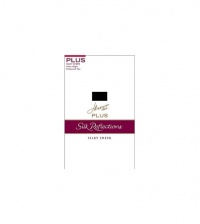 Hanes Silk Reflections Plus Silky Sheer Knee High ET 2 pair pack, One Size-Barely There