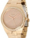 GUESS U11663L1 Sporty Radiance Watch, Rose Gold