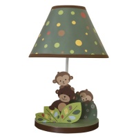 Bedtime Originals Curly Tails Lamp with Shade and Bulb