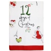 Lenox 12 Days Of Christmas Holiday Bath Towel