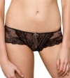 Elle Macpherson Intimates Dentelle French Knicker Panty (LARGE Jet / Pewter)