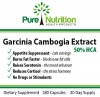 Pure Garcinia Cambogia Extract - Appetite Suppressant that works - Guaranteed Weight Loss - 180 capsules - Fat Burner - Diet Pills - no drugs or stimulants - no side effect fat burner - control appetite and cravings - no-risk 100% money back guarantee - 5