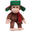 Curious George with Fargo Hat Plush Toy Classic Gund Stuffed Animal