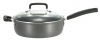 T-fal D9133364 Signature Hard Anodized Nonstick 10-Inch Skillet with Glass Lid Cookware, Gray