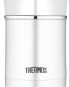 Thermos 16-Ounce Stainless Steel Food Jar, White