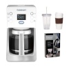 Cuisinart DCC-2800W DCC2800W Perfect Temp 14-Cup Programmable Coffeemaker(White) w/ Coffee Mug & Iced Beverage Cup & Coffee/ Espresso Descaler