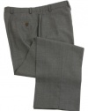 Ralph Lauren Men's Flat Front Solid Medium Gray Wool Dress Pants - Size 36 x34