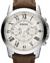 Fossil FS4735 Grant Brown Leather Watch