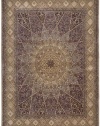 Nourison 2000 2117 Rectangle Rug, Lavender, 5.6-Feet by 8.6-Feet