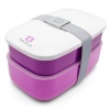 Bentgo All-in-One Stackable Lunch/Bento Box, Purple