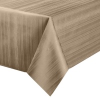 Benson Mills Flow Spillproof 52-Inch by 70-Inch Fabric Tablecloth, Ivory