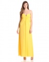 laundry BY SHELLI SEGAL Women's Chiffon Gown, Canary, 4