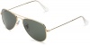 Ray-Ban 0RB3044 Aviator Sunglasses,Arista Frame/Green Lens, 52mm