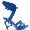 Show Story Blue Wing of Angel Wings Shoes Dancing Women Bride Wedding Sandals,SM36822BU36,5US,Blue