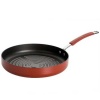 KitchenAid Aluminum Nonstick 11-Inch Deep Round Grill Pan, Red