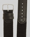 Men's Swiss Army Style Watchband - Color Black Size: 20mm Watch Band - by JP Leatherworks