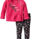 Calvin Klein Baby-Girls Infant Top With Printed Pant