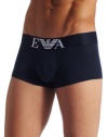 Emporio Armani Men's Cotton Stretch Trunk, Marine, Small