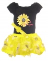 Baby / Infant Girls 3 Piece Daisy Tu-Tu Set by Baby Starters - Yellow - 6-9 Mths