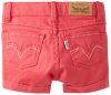 Levi's Baby-Girls Newborn Felicity Shorty Short, Strawberry, 6-9 Months