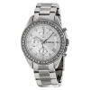 Fossil Women's ES2681 Stainless Steel Bracelet Black Glitz Analog Dial Chronograph Watch