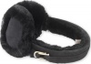 UGG Australia Women's Double U Logo Shearling Earmuff,Black