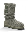 UGG® Australia Classic Cardy Grey Kid Boots, size 5