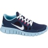 Nike Girls Free 5.0 (GS) Brave Blue/White/Gmm Bl/Pnk Fl Running Shoes 6 Kids US