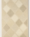 Couristan 2150/9500 Super Indo-Natural Austin/White 5-Feet 6-Inch by 8-Feet Rug