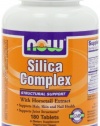 Now Foods Silica Complex 500mg Tablets, 180-Count