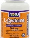 NOW Foods L-Cysteine 500mg, 100 Tablets