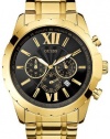 Guess Watch, Men's Chronograph Gold-tone Stainless Steel Bracelet U0193G1