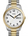 Timex Men's T2N063 Elevated Classics Dress Two-Tone Expansion Band Watch