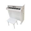 Schoenhut 6637W - 37 Key Trad/Deluxe Spinet with Bench (White)