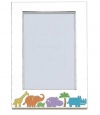 JUNGLE PARADE PICTURE FRAME, 6 1/4x4 3/8H., Photo Opening 4x6