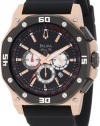 Bulova Men's 98B118 Marine Star Black Dial Watch