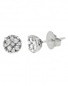 Effy Jewlery 14K White Gold Diamond Round Stud Earrings, .50 TCW