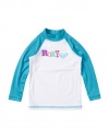 Roxy - Girls Livin Large Toddler Ls Long Sleeve Surf T-Shirt, Size: 4T, Color: Turquoise