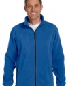 Devon & Jones Men's Wintercept Fleece Full-Zip Jacket, Cadet, XXX-Large